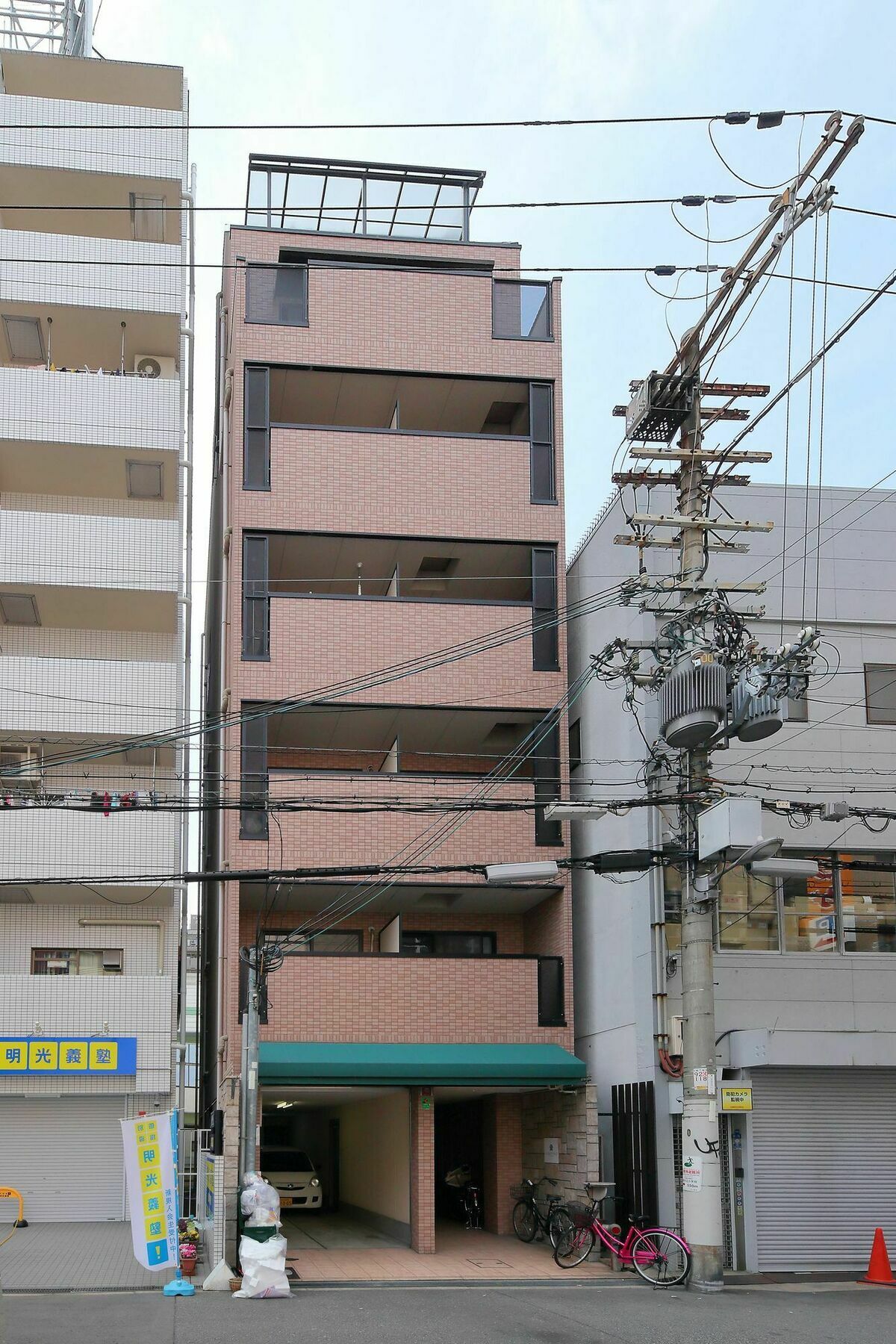 大阪市Grandouce Shinsaibashi-Higashiアパートメント エクステリア 写真